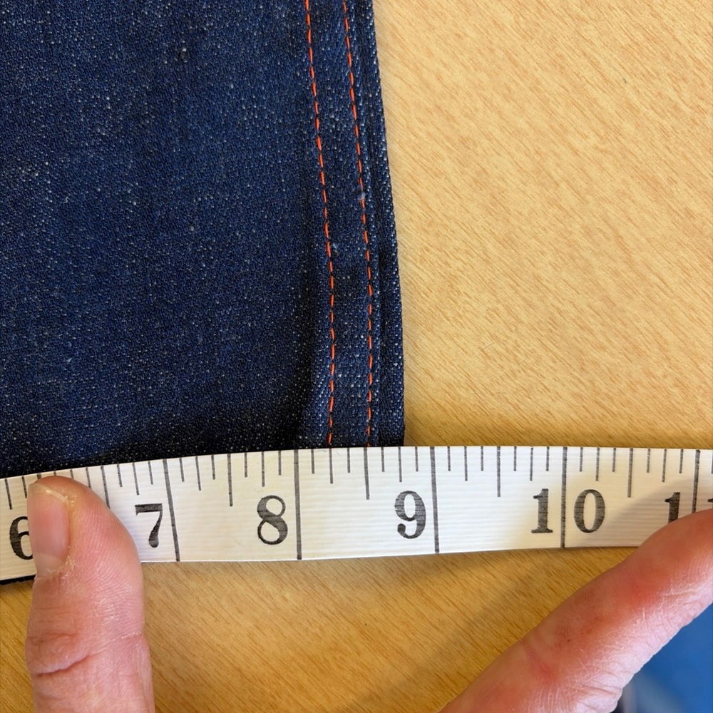 Vintage 1950’s Dungarettes High waisted Straight Jeans - Picture 9 of 10